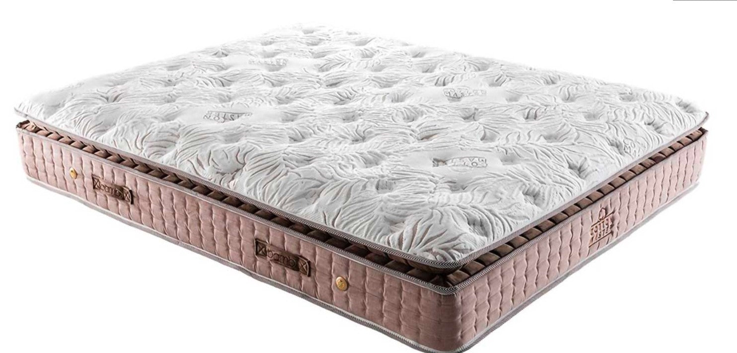 Матрак «Cotton Master» с естествен памук, с двойна покет пружинна система, 34 см