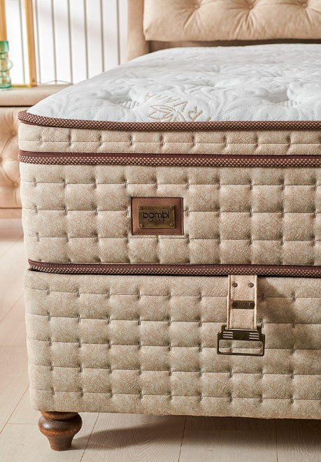 Тапицирана основа за легло «Nirvana» с място за съхранение, повдигащ механизъм, система за безшумно затваряне