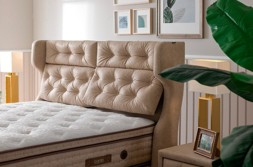 Тапицирана табла за легло «Nirvana»