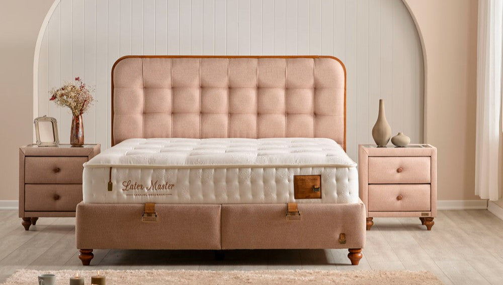 Матрак «Latex Master» + латекс и естествен памук, с покет пружинна система, 33 см