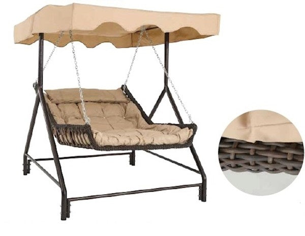 Градинска люлка «Bed Tenteli» с ръчна оплетка Wintech