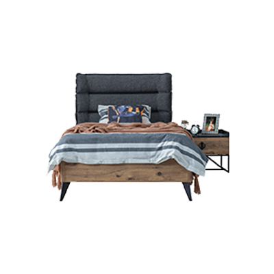 Легло без повдигащ механизъм с табла младежко Gala Mobilya Loft 100х200см (6589340614852)