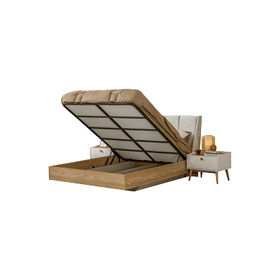 Легло «Bohem» с място за съхранение, повдигащ механизъм