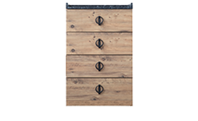 Висок скрин с огледало младежки Gala Mobilya Loft (6589344841924)