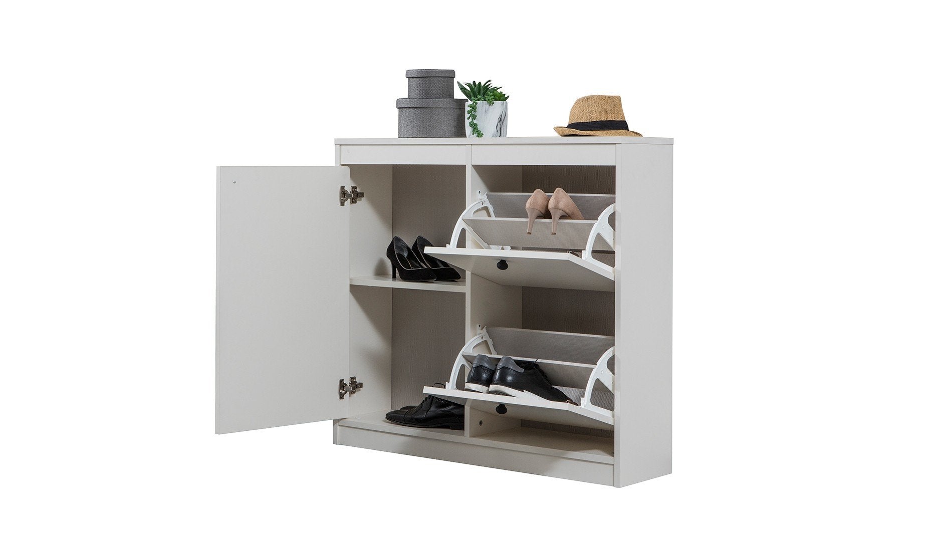 Шкаф за обувки «Urban Cream» с размер 103х93х28см