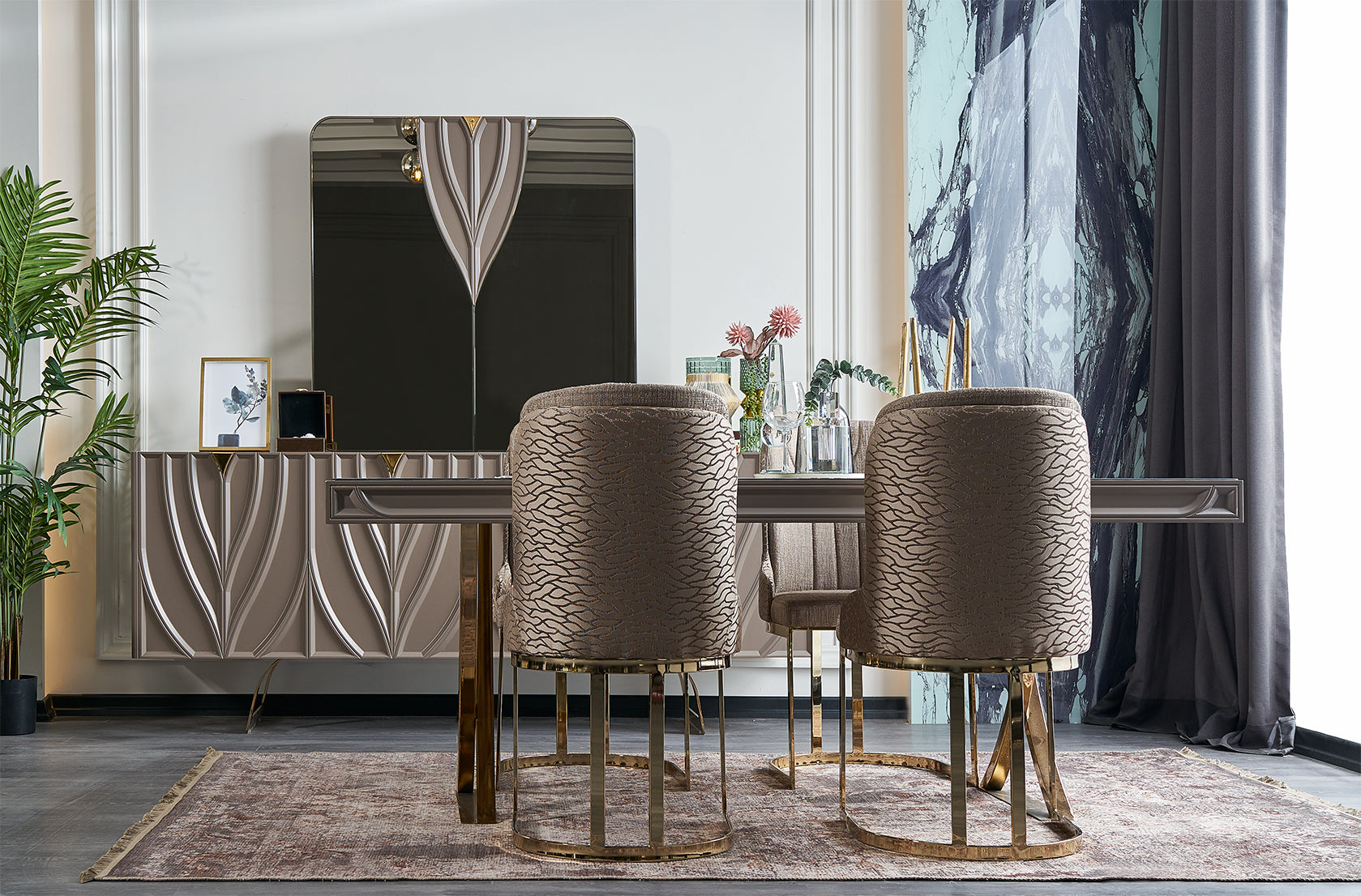 Бюфет с огледало Idol Mobilya Vals