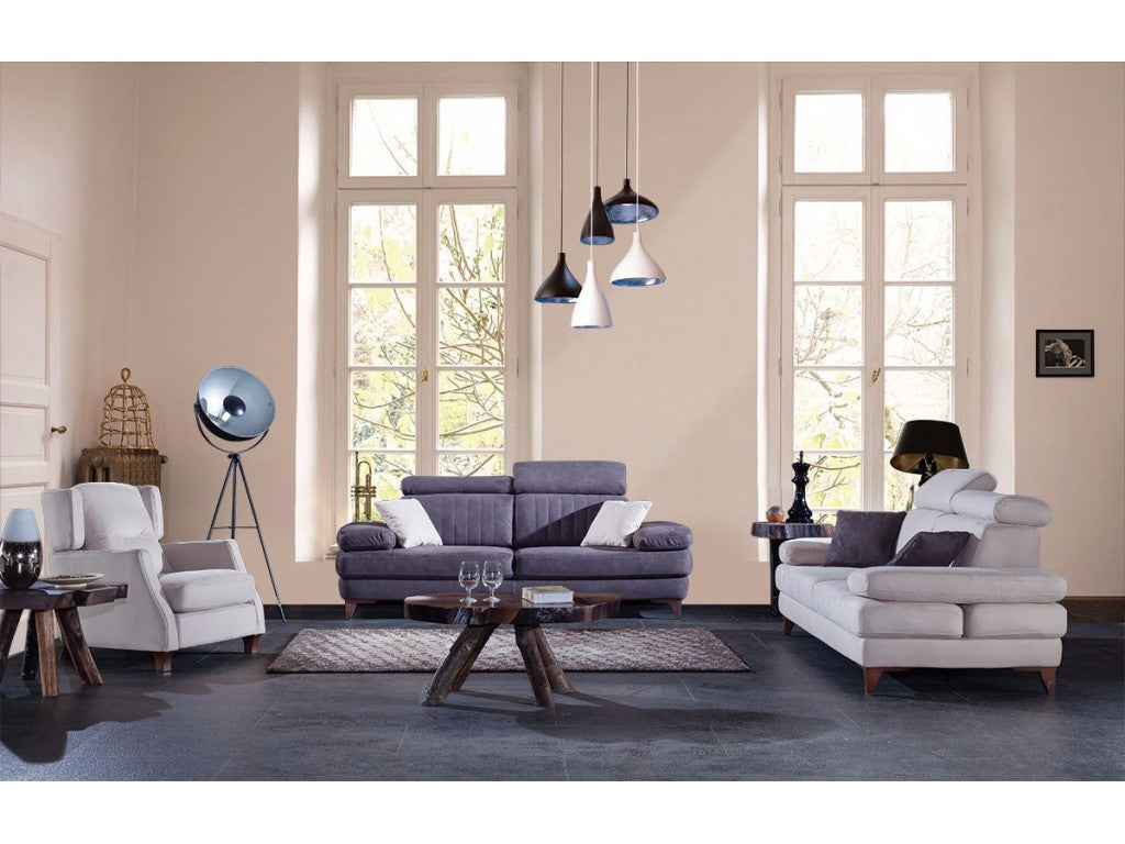 Триместен разтегателен диван «Bogazici» с електрически механизъм, USB зарядна станция, ширина 230см