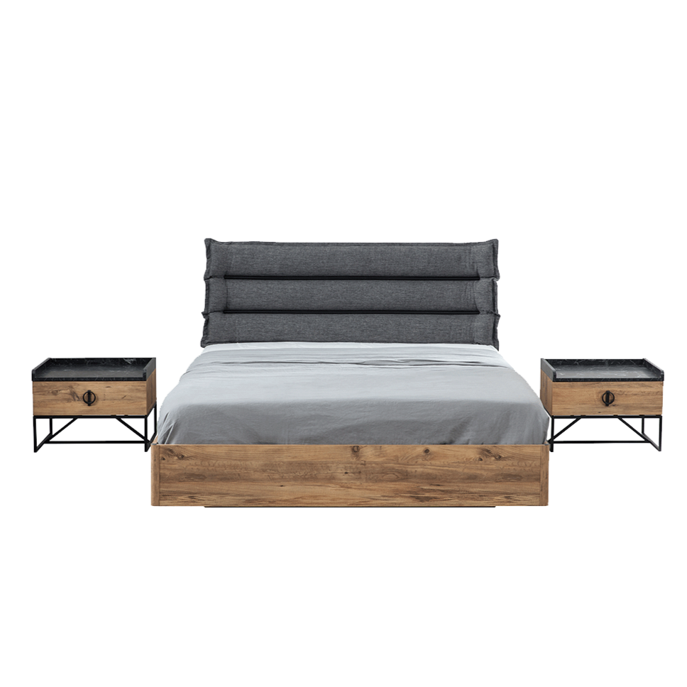 Легло с ракла и табла Gala Mobilya Loft 160х200см (6589174087876)