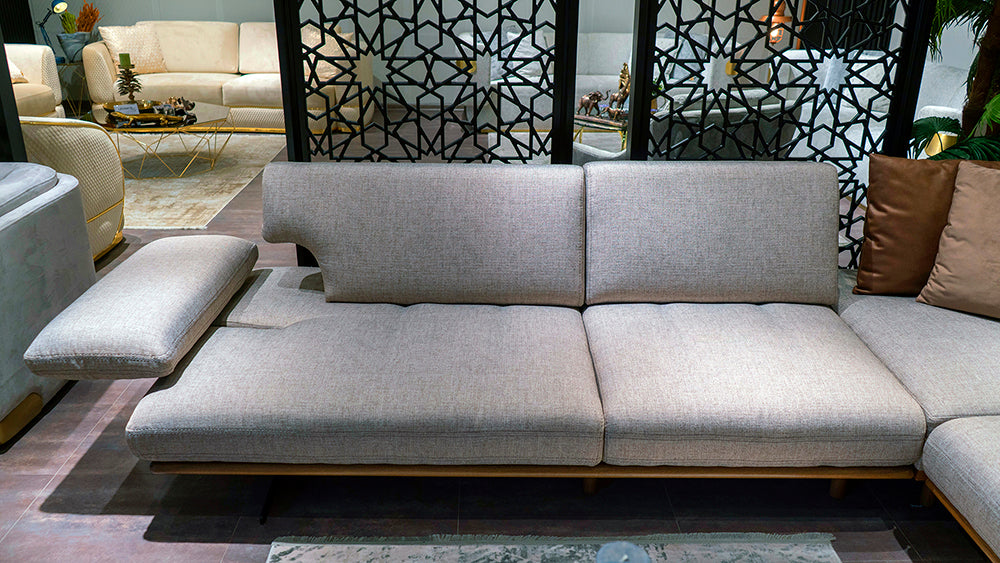 Ъглов разтегателен диван «Rapid Corner» + декоративни възглавници, ширина 310см