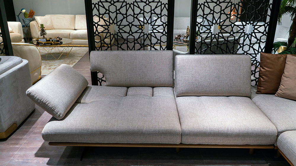 Ъглов разтегателен диван «Rapid Corner» + декоративни възглавници, ширина 310см