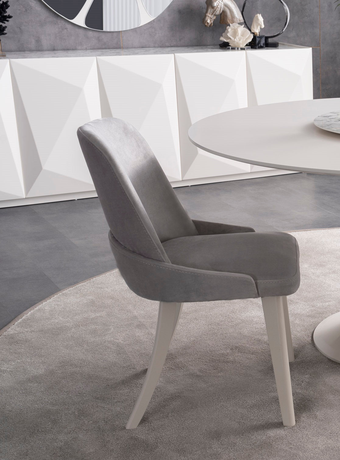 Трапезен стол «New Puzzle» с тапицерия, 10+ вида дамаски