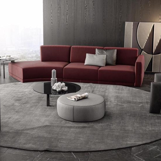 Четириместен разтегателен диван «Le Mans» - Опция 10, с декоративни възглавници, ширина 360см