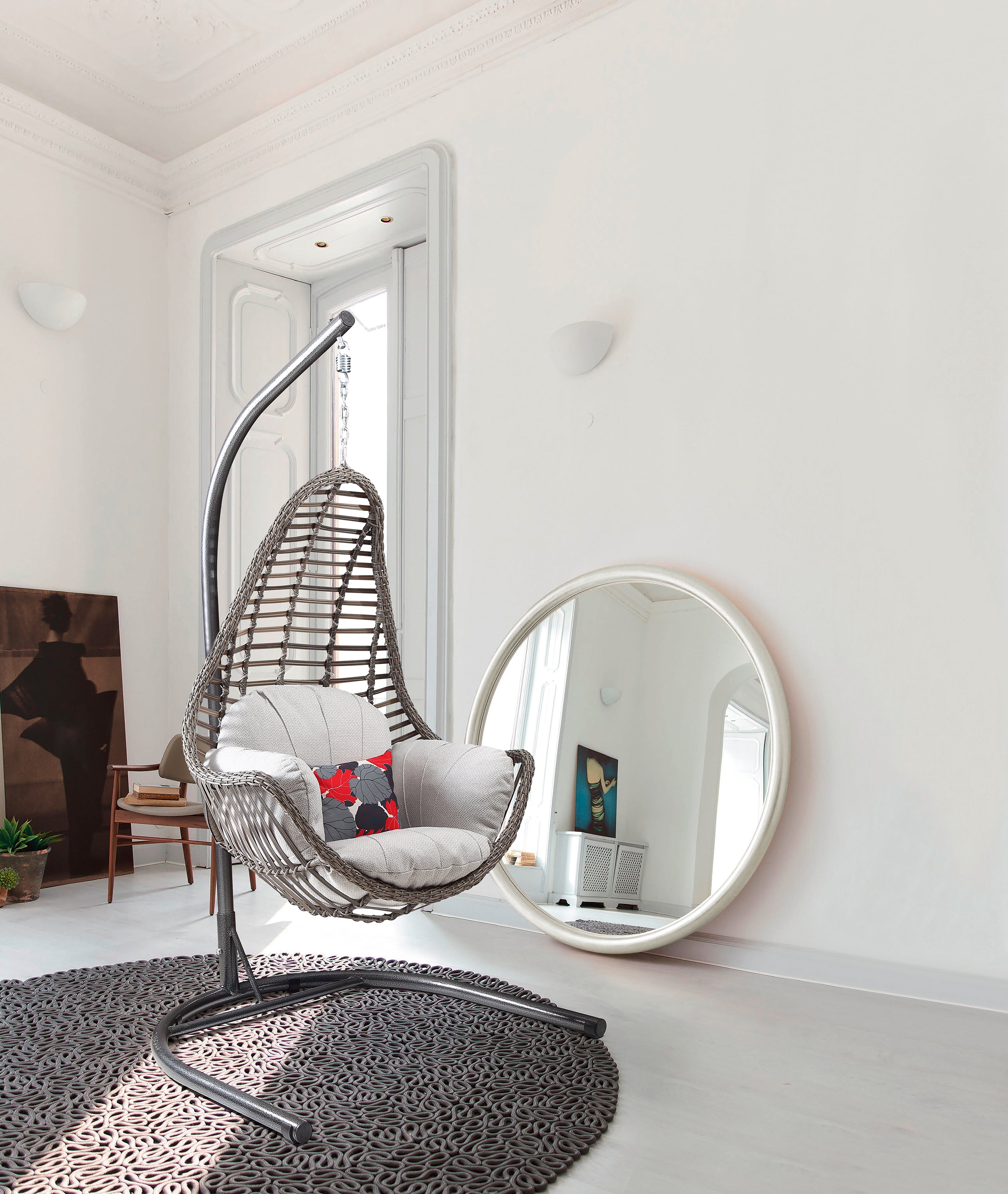 Градинска люлка «Milas Single» с ръчна оплетка Wintech