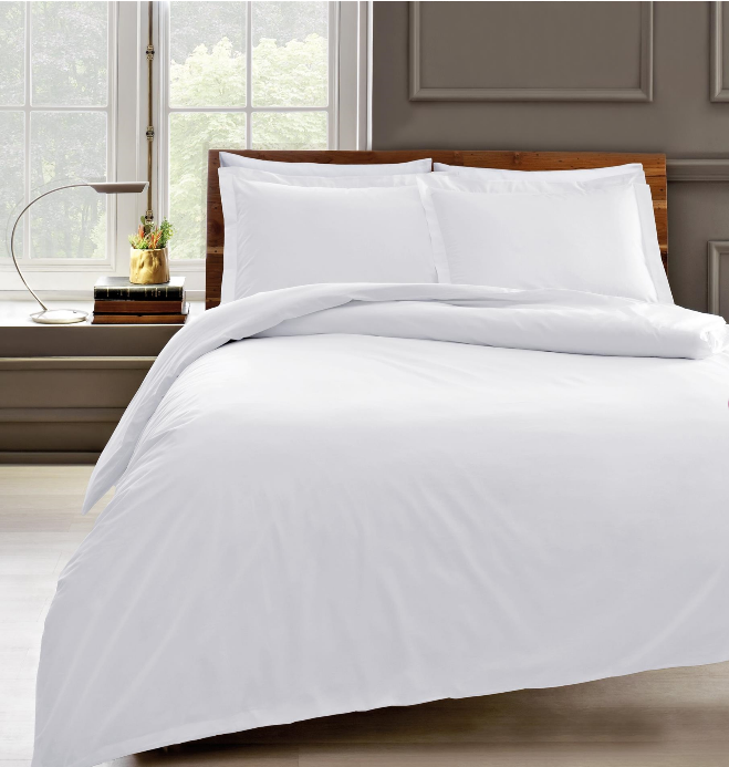 Единичен плик за завивка «Basic Beyaz» - памук, ранфорс