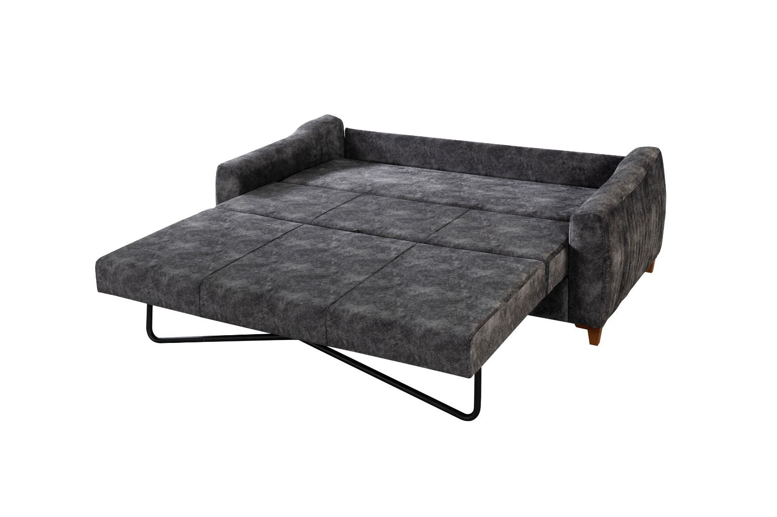 Триместен разтегателен диван - легло «Sofia» + 2 декоративни възглавници, ширина 215см