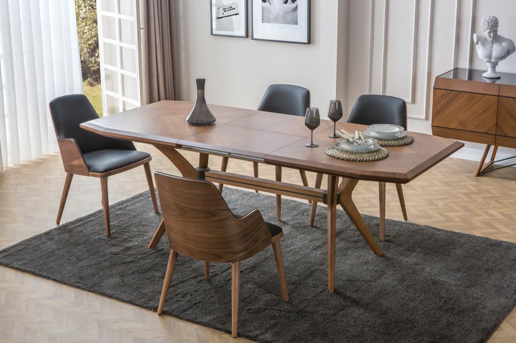 Трапезна разтегателна маса «Aden» с размер 166х76х100см