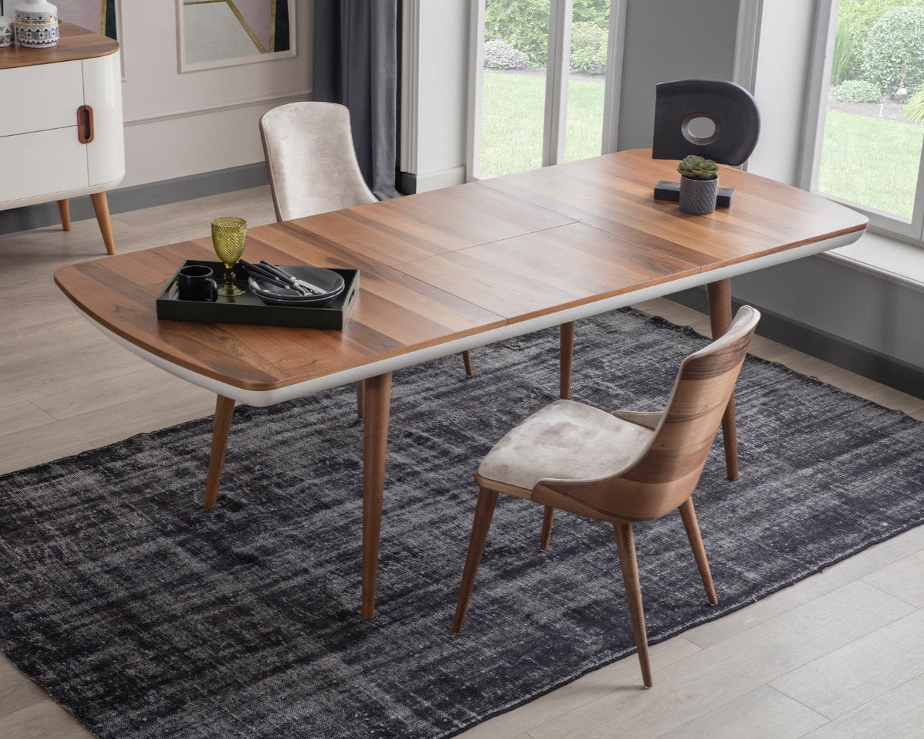 Трапезна маса Eral Erato 160+70х90см (7447326556414)