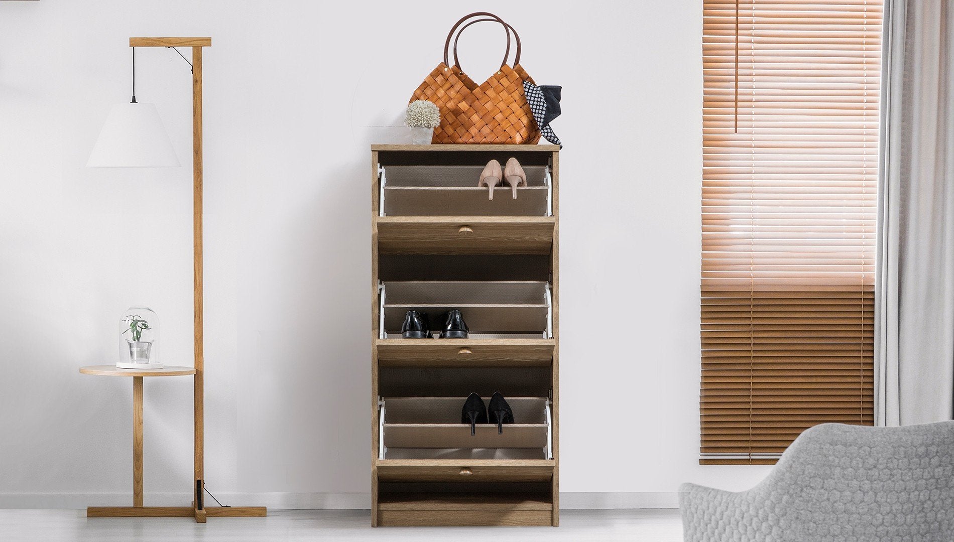 Шкаф за обувки «Bohem» с размер 56х114х28см