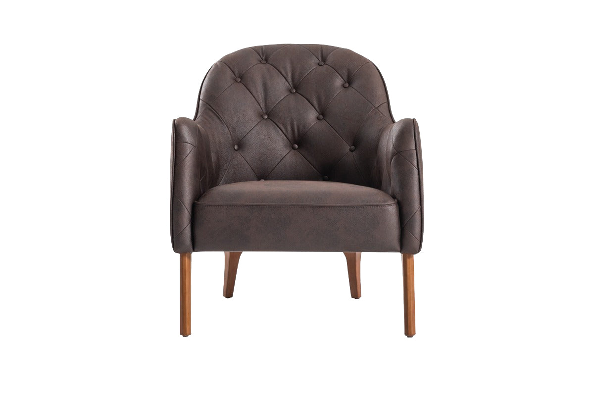 Кресло Saloni Mobilya Capella (капитонаж) (6639030665412)