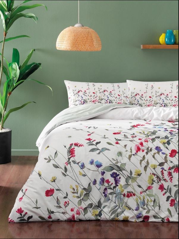 Единичен спален комплект «Cherry» - 3 части, памук, ранфорс
