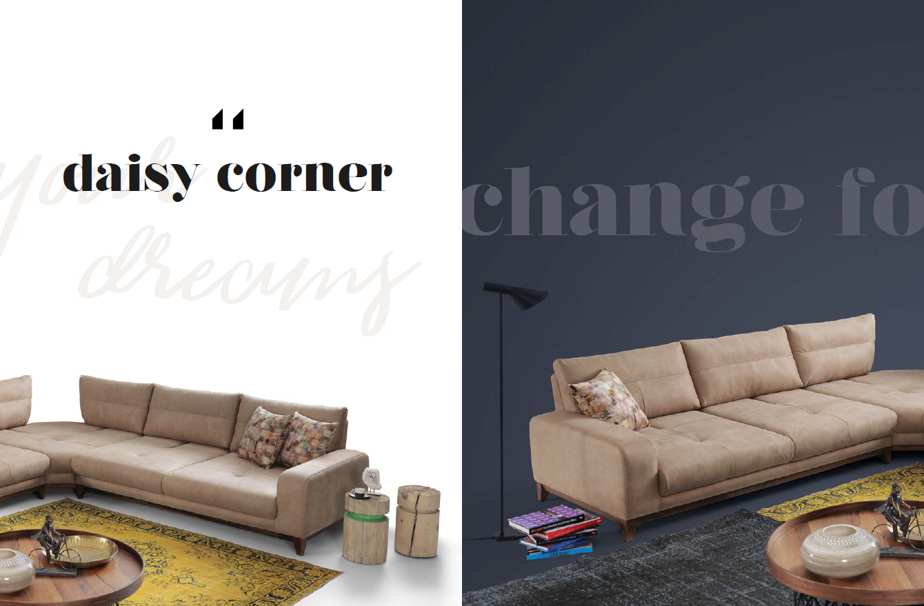 Ъглов диван Selimoglu Daisy (6656596115652)