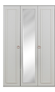 Трикрилен гардероб младежки Gala Mobilya Angel Ekru (6589371318468)