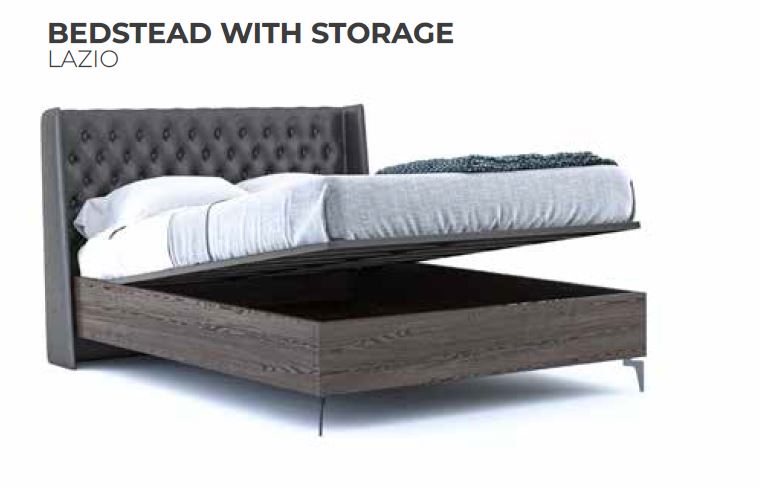 Легло «Lazio» с място за съхранение, повдигащ механизъм