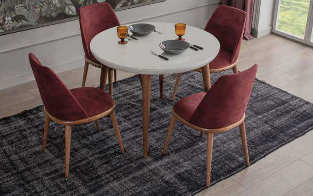 Трапезна маса «Erato Round» с размер 104х76х104см