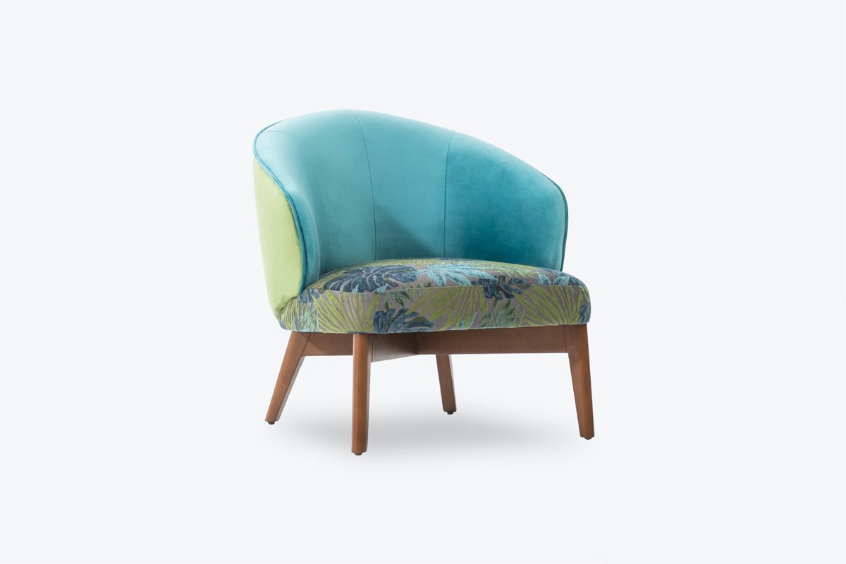 Кресло Saloni Mobilya Felix Amazon Colorium (6696661287108)