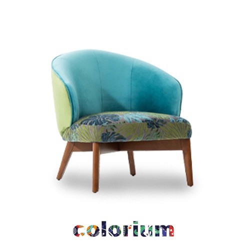 Кресло Saloni Mobilya Felix Amazon Colorium (6696661287108)