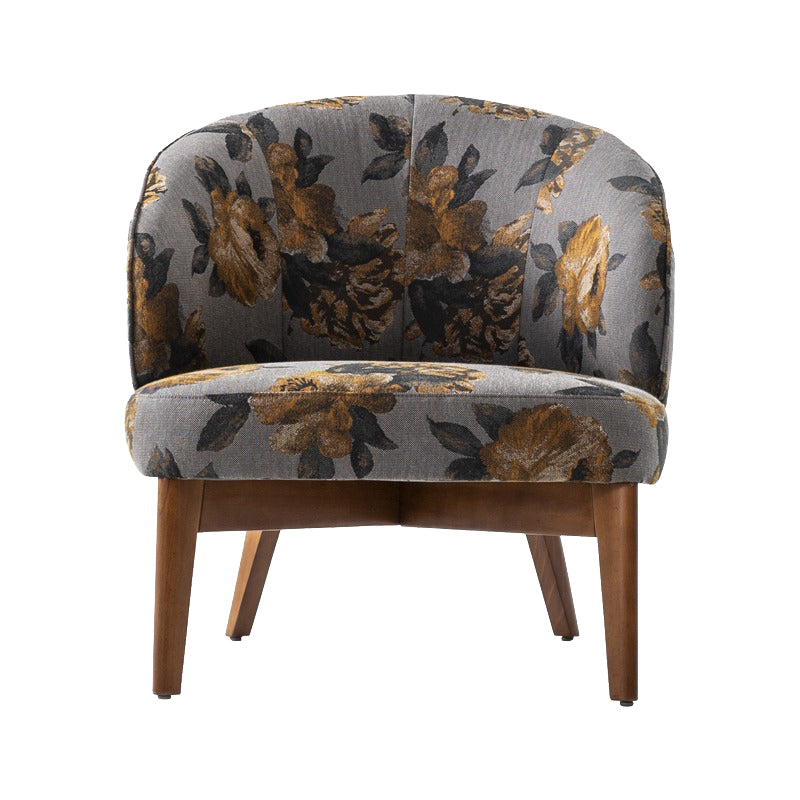 Кресло Saloni Mobilya Felix (дървени крачета) (6638944321732)