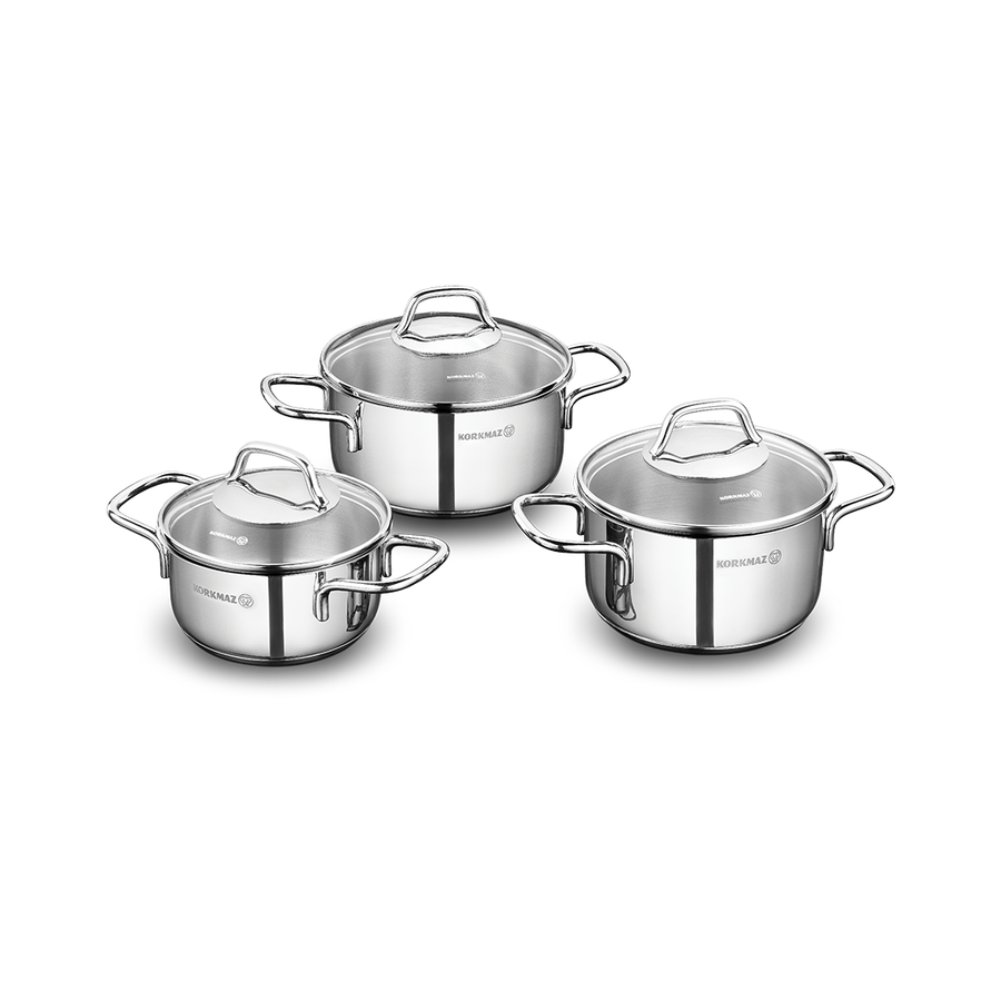 Комплект от тенджери Korkmaz Perla A1650 6.части