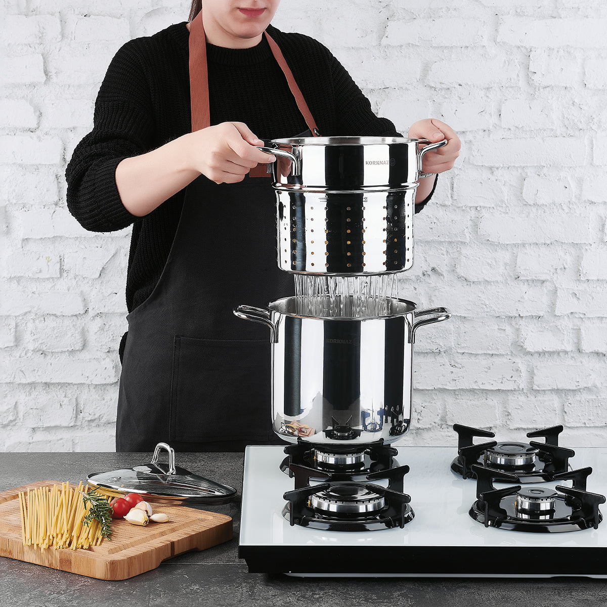 Комплект за варене на спагети Korkmaz Perla A1523 (6717024338116)