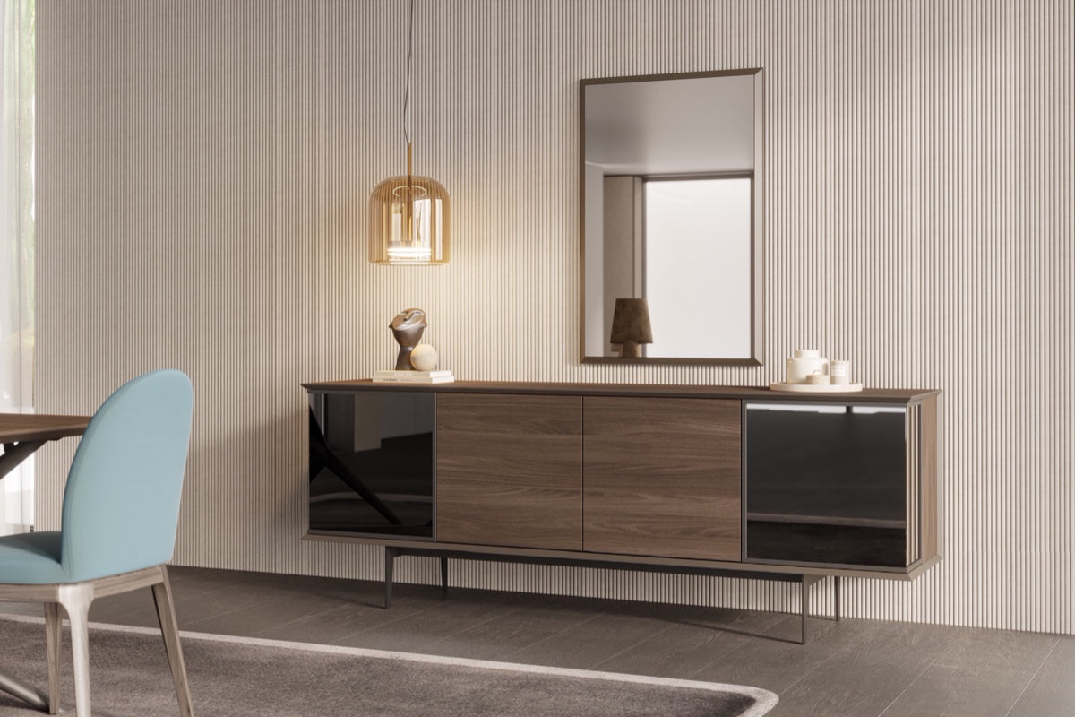 Бюфет «Luis» с естествен фурнир, размер 222х80х52см