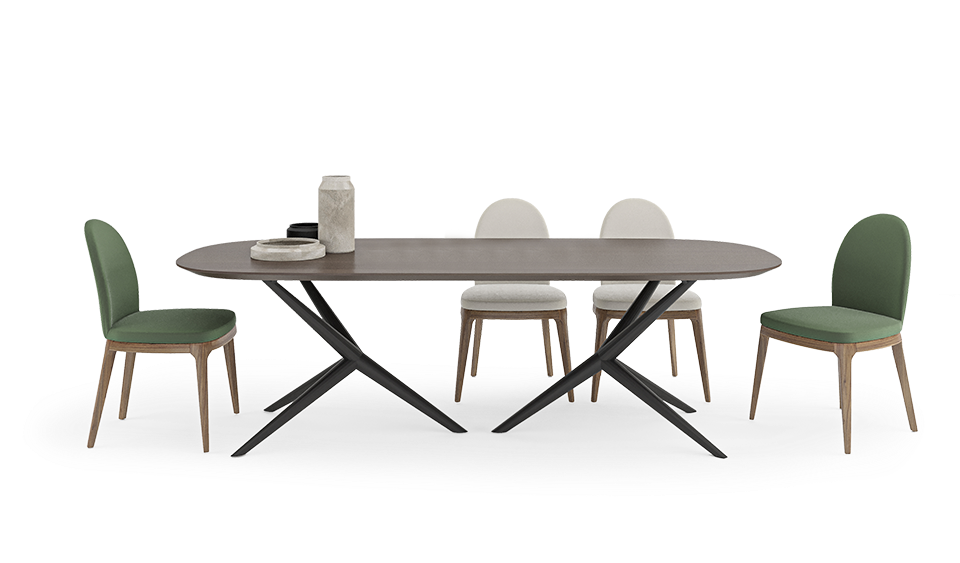 Трапезна маса «Luis» с естествен фурнир