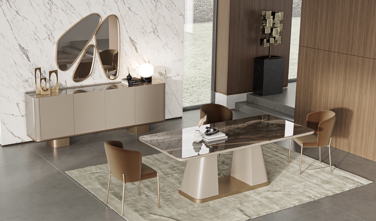 Трапезен стол «Amour Metal» с тапицерия, 100+ вида дамаски