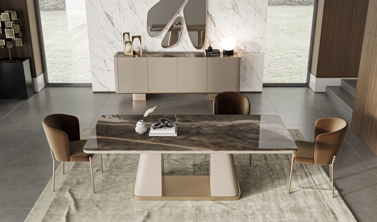 Трапезен стол «Amour Metal» с тапицерия, 100+ вида дамаски