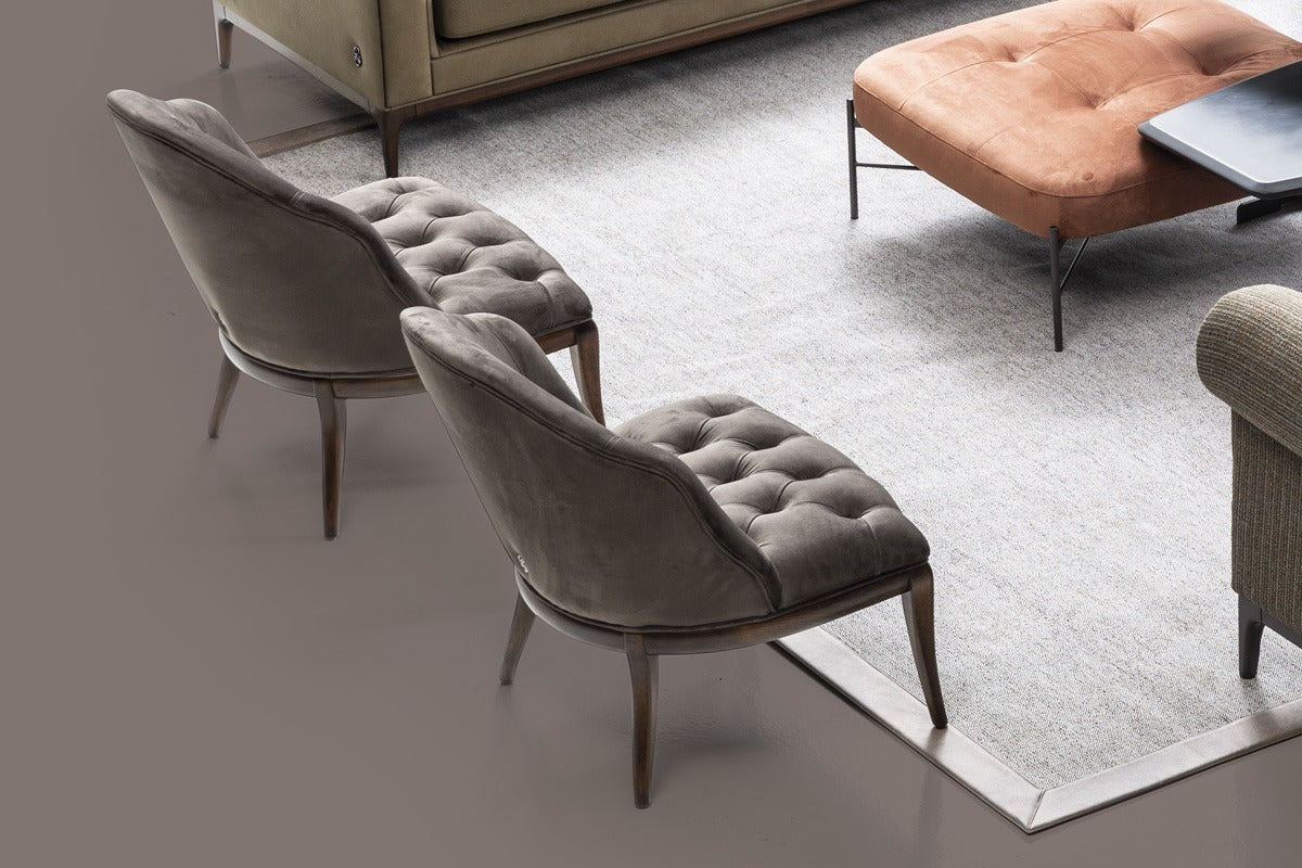 Кресло Saloni Mobilya Vals (с халка) (6639027257540)