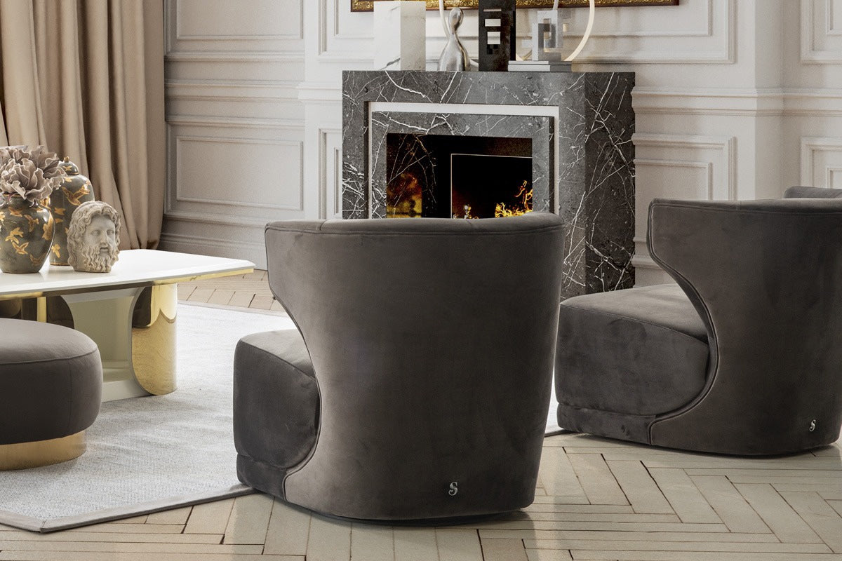 Кресло Saloni Mobilya Yakup (6639085551812)