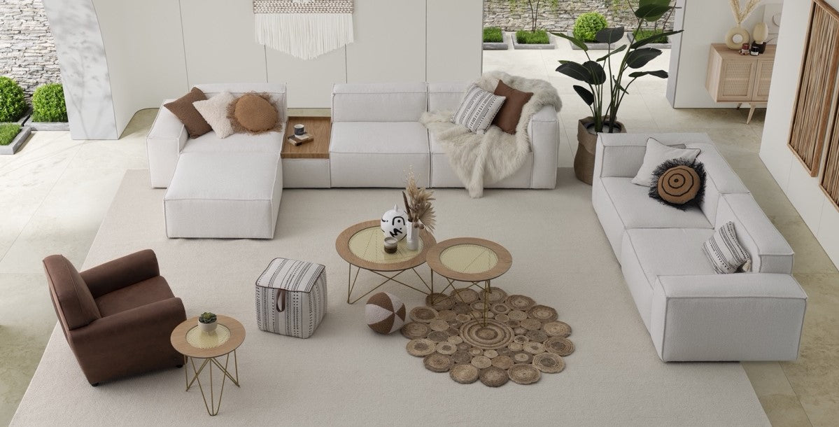 Модулен диван Saloni Mobilya Plus Poufy Bohem