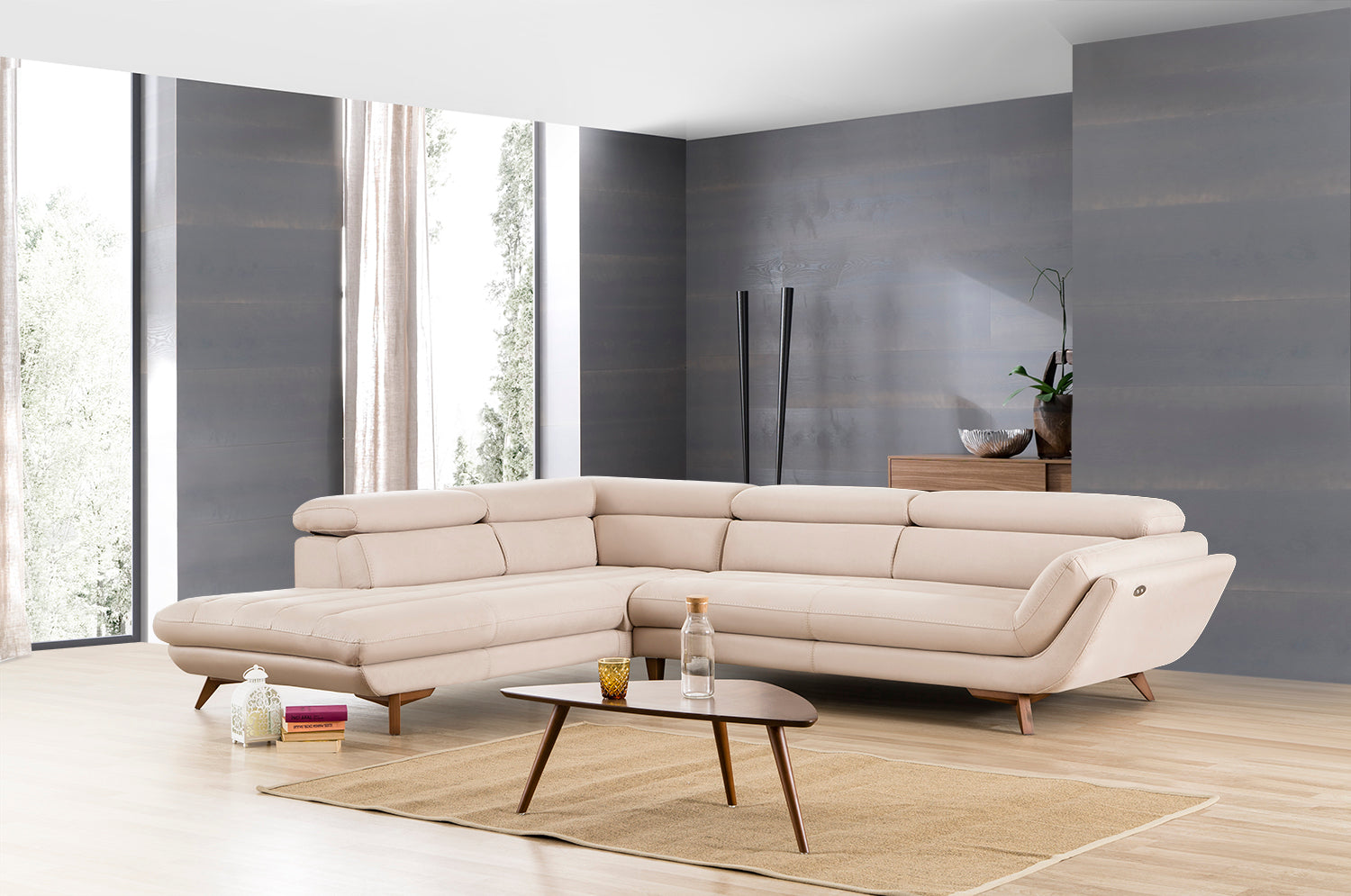 Ъглов диван Seyran Eftelya Lounge