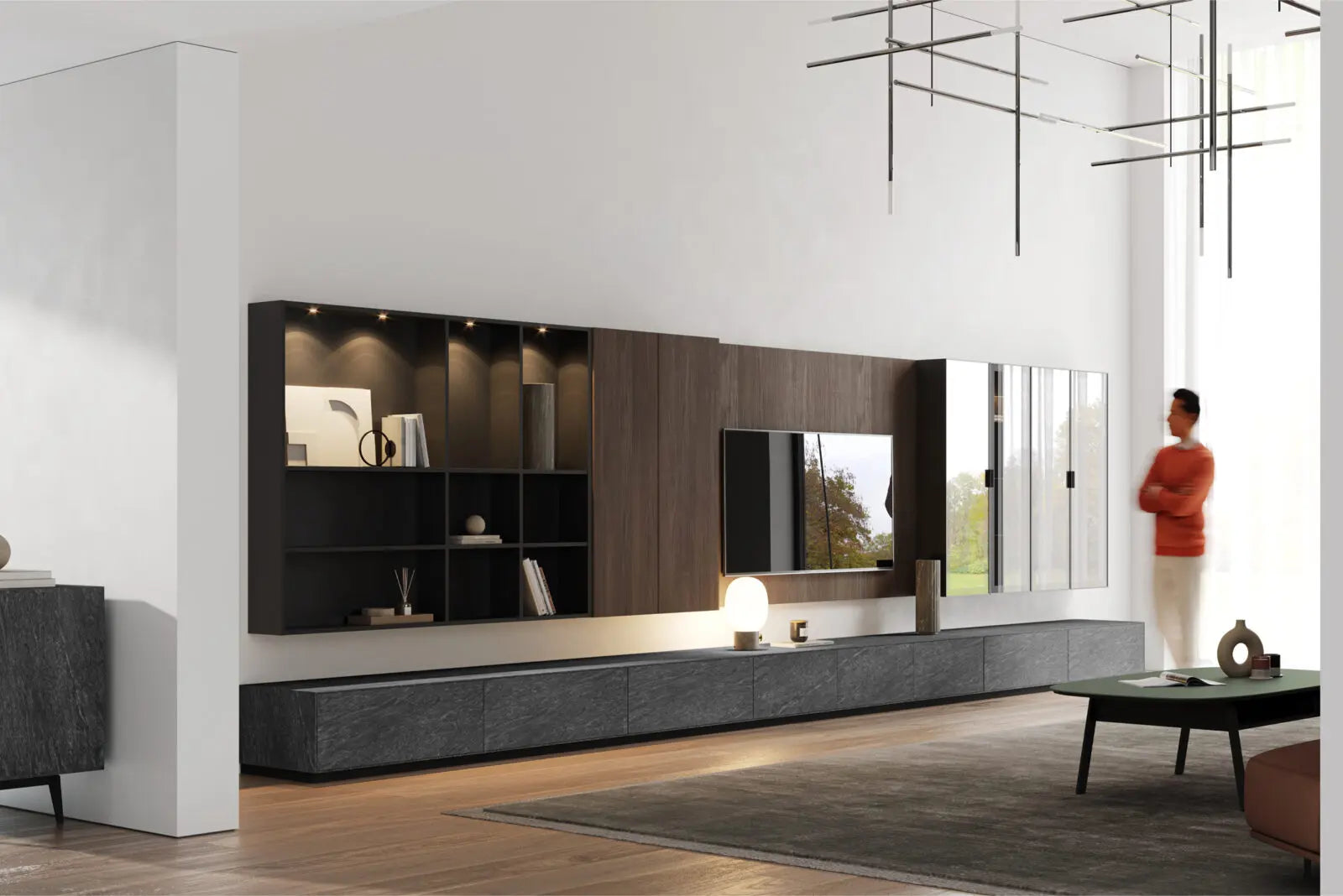 TV секция Saloni Mobilya Infinity