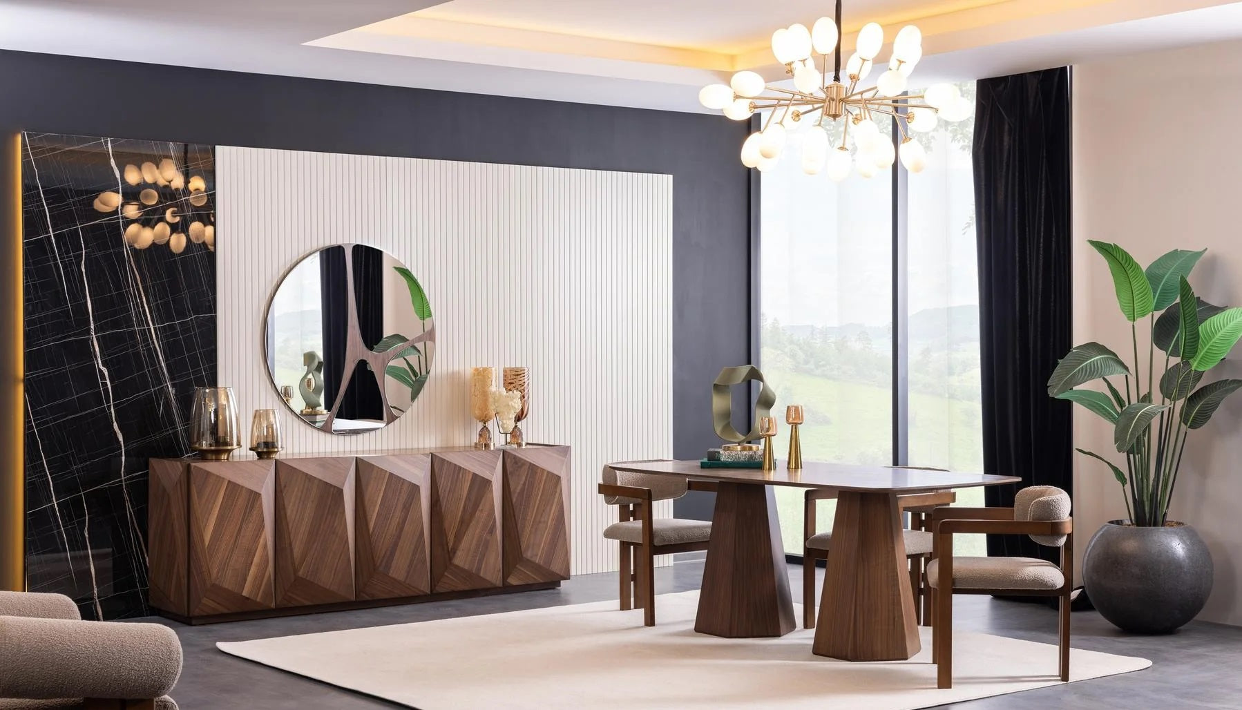 Трапезария Carisma Walnut