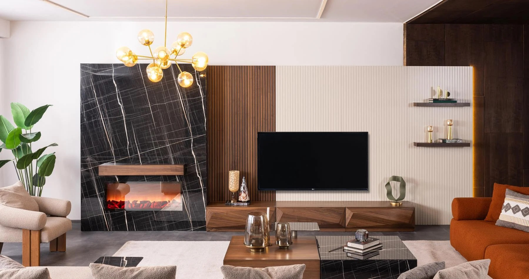 ТВ секция Carisma Walnut