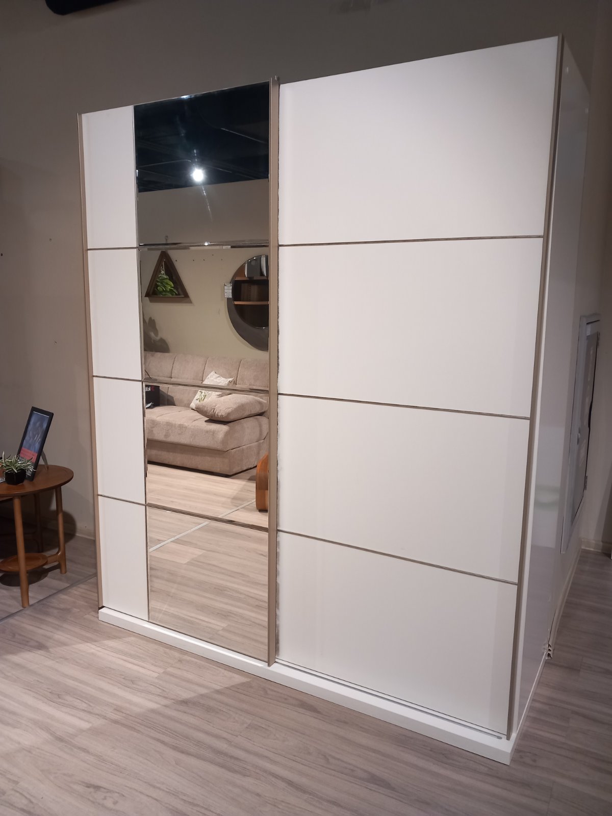 Гардероб с плъзгащи се врати Gala Mobilya Loft Gold - Аутлет