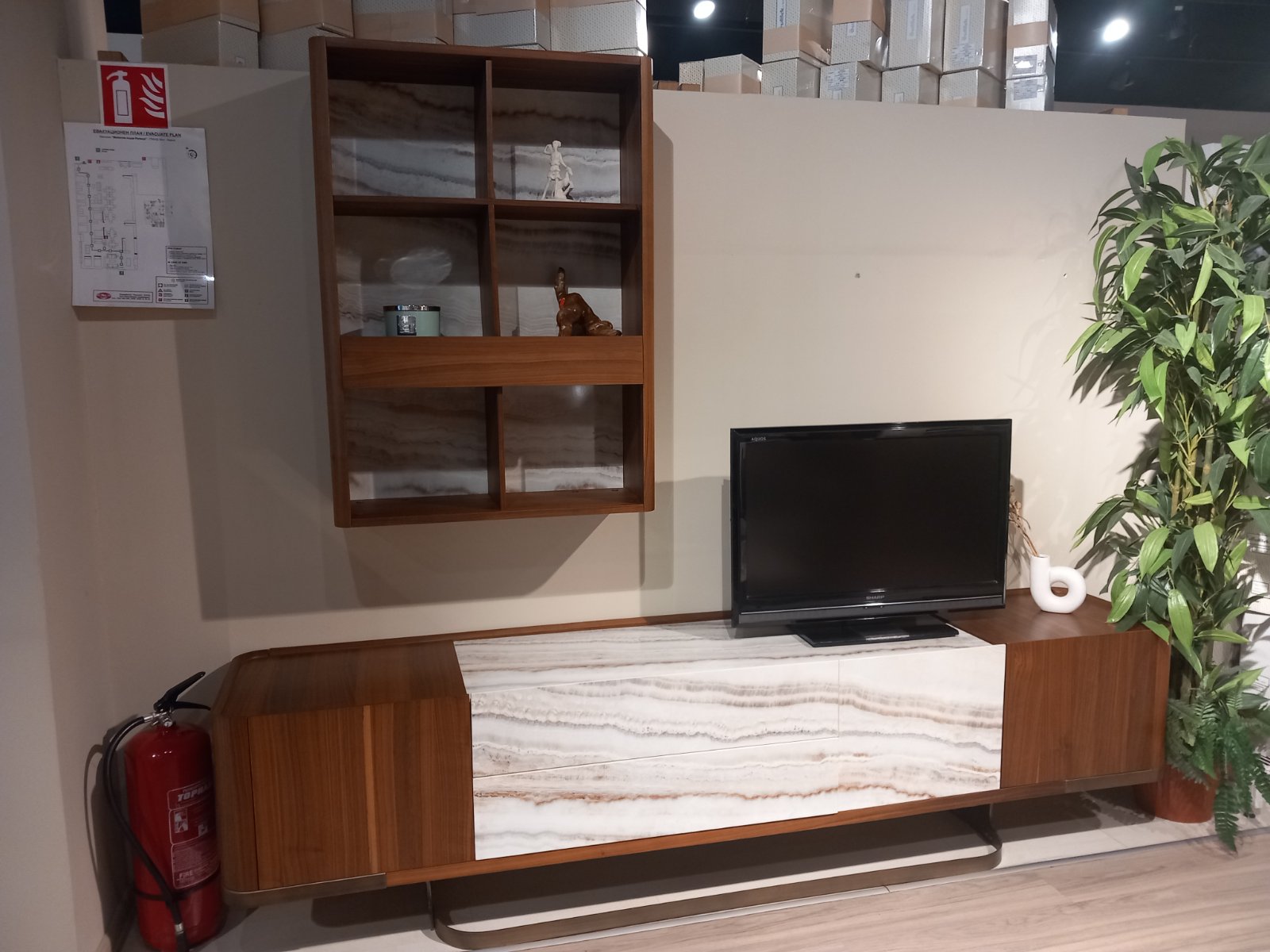 ТВ Секция Aqua - горен и долен модул