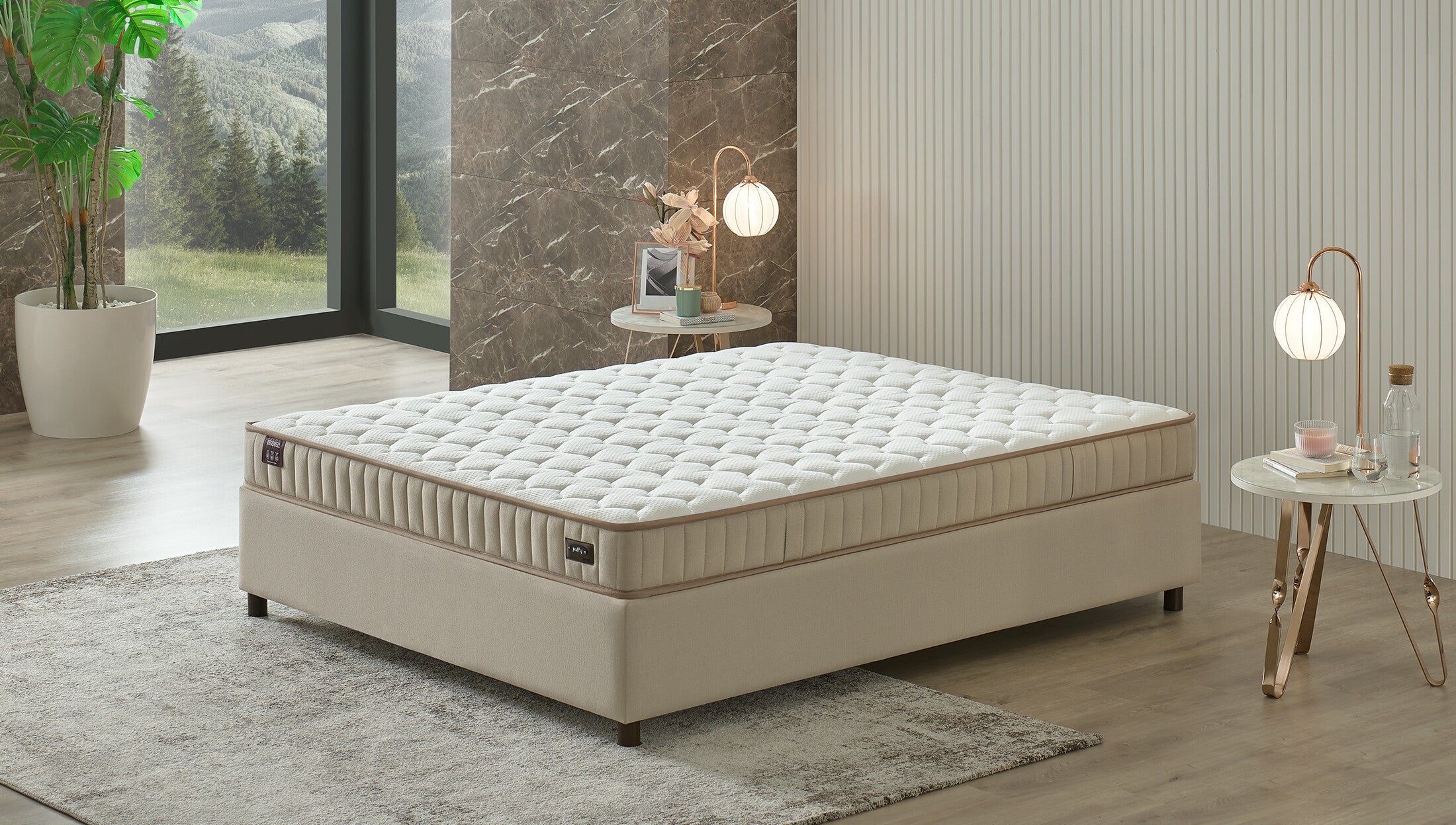 Матрак «Ergowell» + алое вера, с DHT пружинна система, 20 см