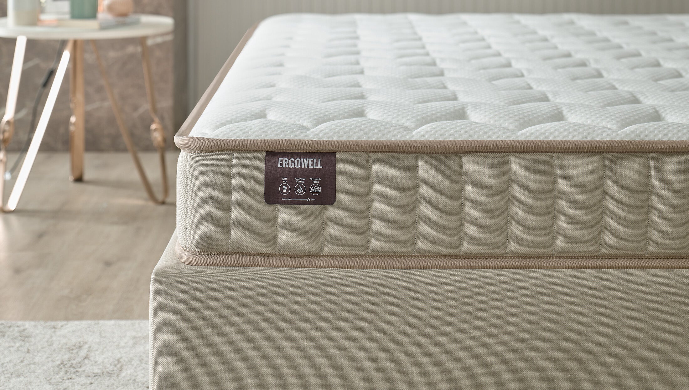 Матрак «Ergowell» + алое вера, с DHT пружинна система, 20 см