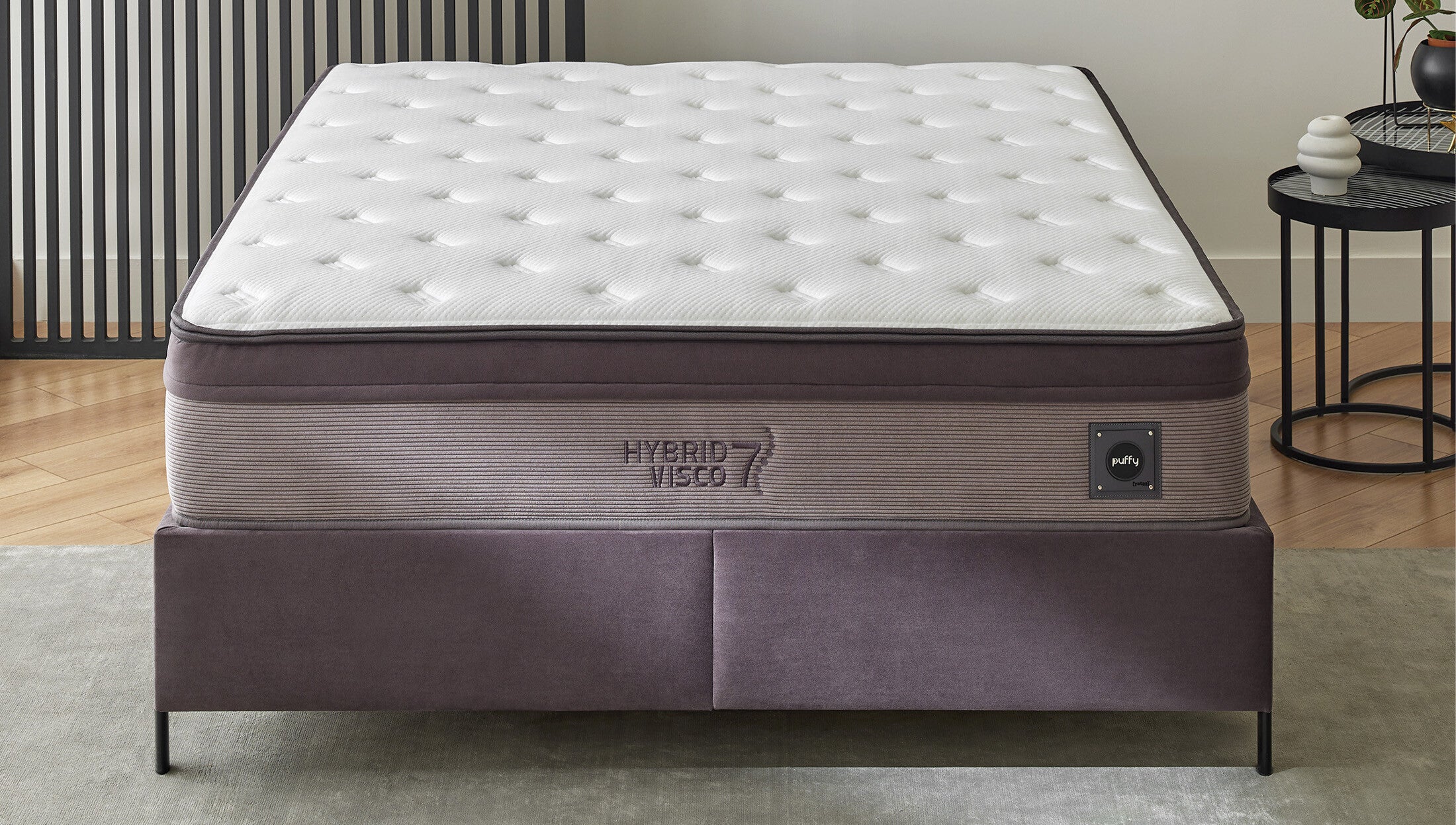 Матрак «Hybrid Visco 7» + пробиотици, свалящ се калъф, с покет пружинна система, 32 см