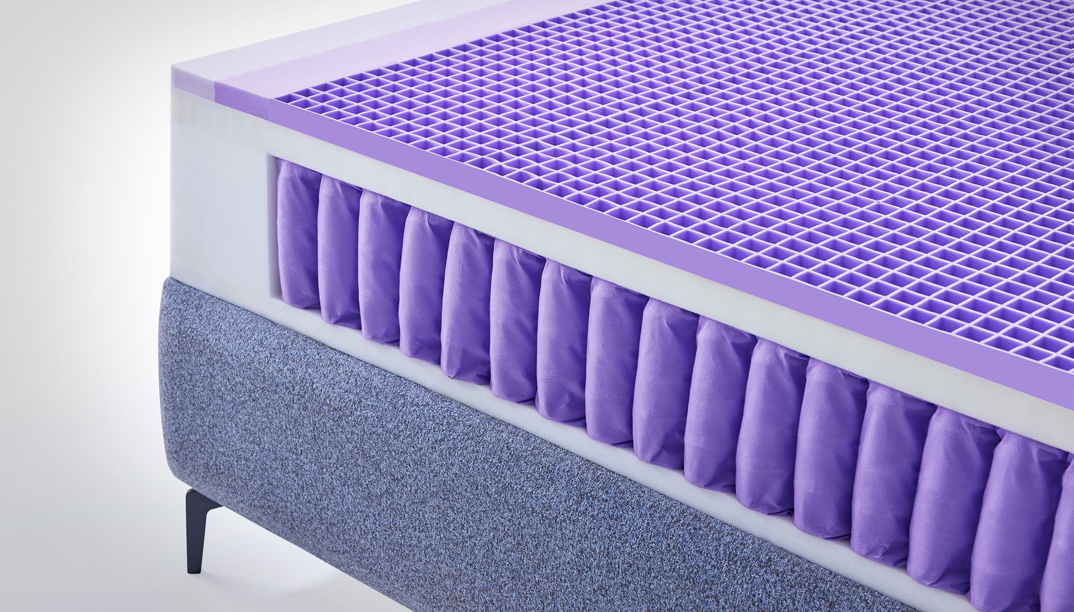 Матрак «Winner's Sleep» с уникална GelGrid технология, с 3D структура, с покет пружинна система, 28 см